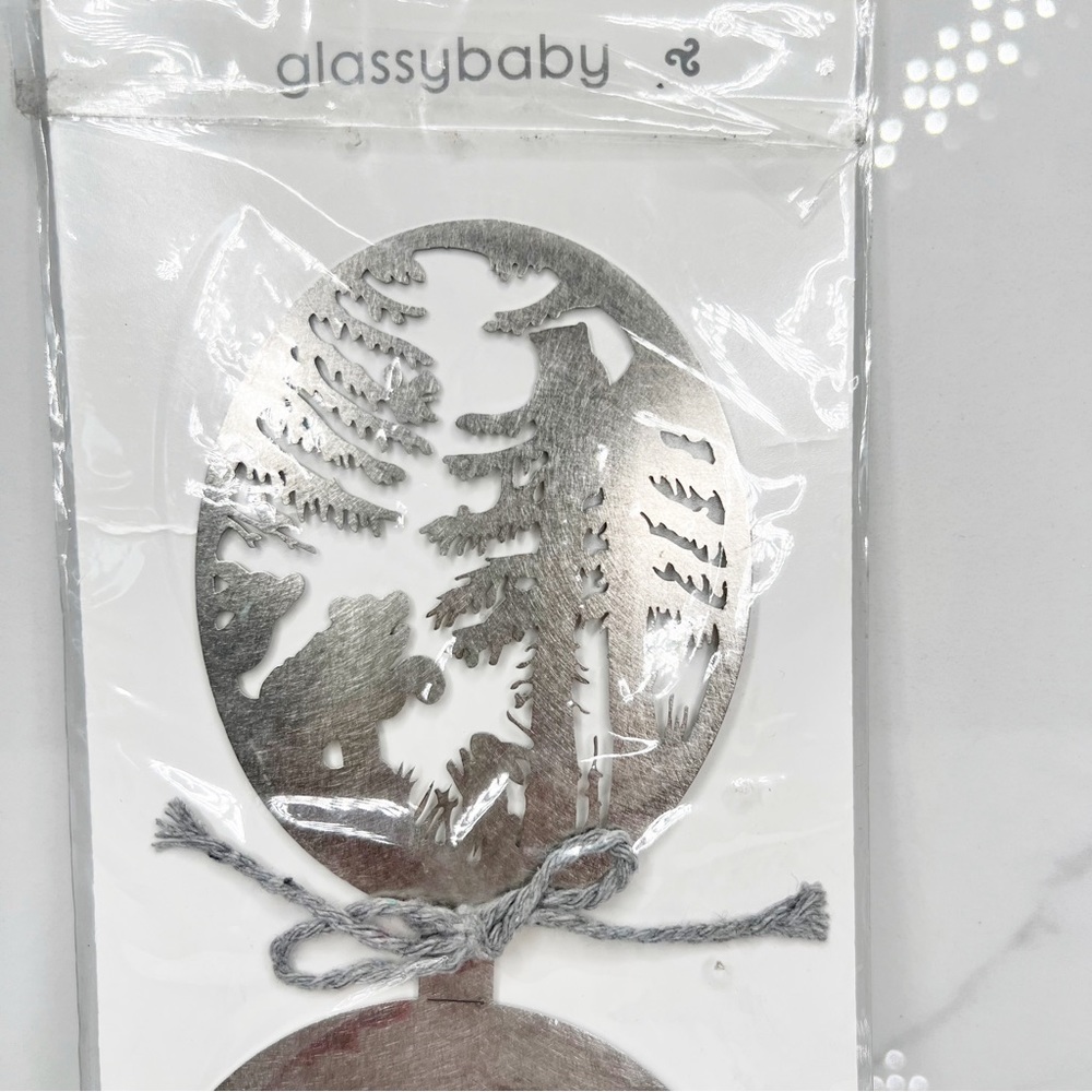 Glassybaby stainless steel votive holder